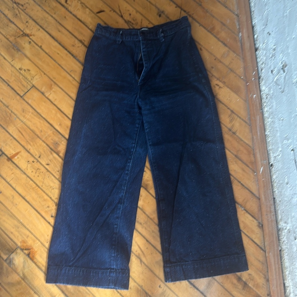 Ozma Cropped Wide leg Jeans